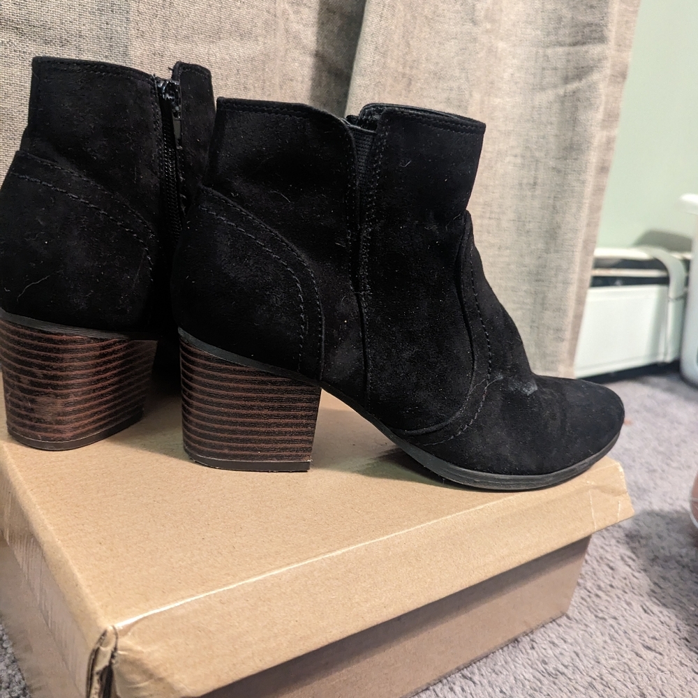 Black booties